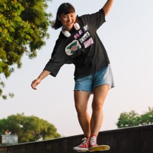 Hey cool girl Oversized women t shirt