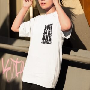 Lost In My Own Thoughts Women Oversized T shirt